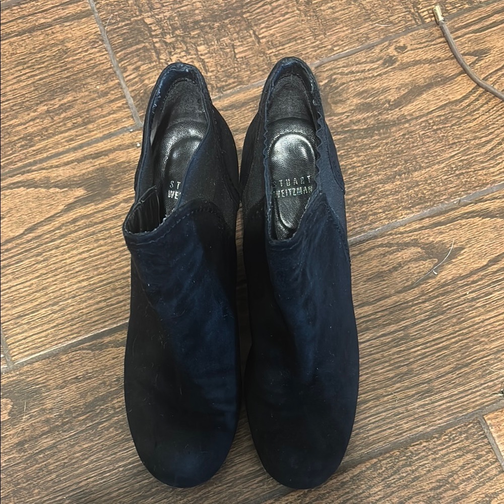 Stuart Weitzman Black Ankle Boots Sleek and Stylish